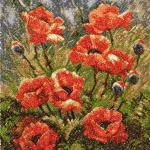 More information about "Poppies photo stitch free embroidery design"