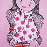 More information about "Cute girl applique free embroidery design"