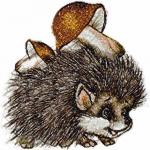 More information about "Hedgehog photo stitch free embroidery design"