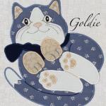 More information about "Goldie applique free embroidery design"