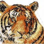 More information about "Tiger photo stitch free embroidery design 5"