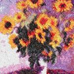 More information about "Sunflowers photo stitch free embroidery design"