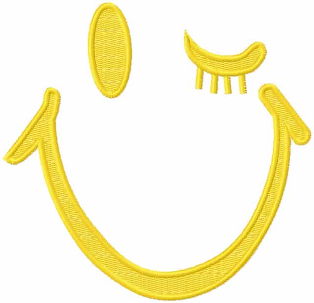 Smile free embroidery design - Free embroidery designs links and ...