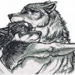 More information about "Wolfs photo stitch free embroidery design 4"