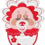 More information about "Cute newborn free embroidery design"