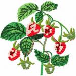 More information about "Strawberry free embroidery design 2"