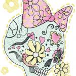 More information about "Romantic Skull free embroidery"