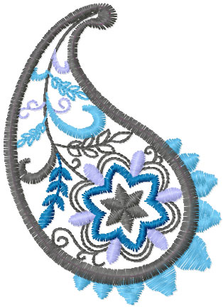 Flower decoration free embroidery 61