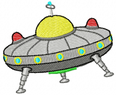 Ufo free embroidery design