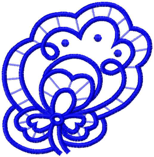 Lace free embroidery design 102
