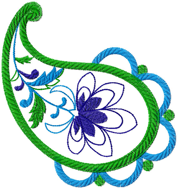 Decoration free embroidery design 73
