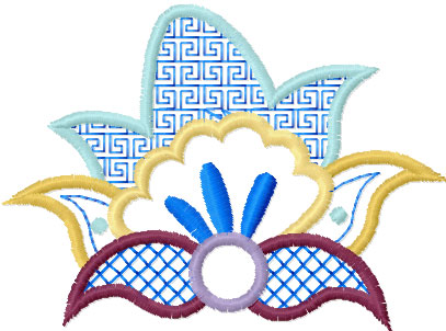 Decoration free embroidery design 74