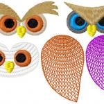 More information about "Owls free embroidery design"