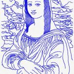 More information about "Monna Lisa redwork free embroidery design"