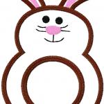 More information about "Rabbit applique free embroidery design 2"