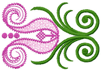 Flower modern decoration free embroidery design