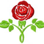 More information about "Small rose free embroidery design 2"