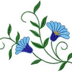 Basil free embroidery design 6 - Flowers - Machine embroidery community