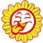 More information about "Happy Sun free embroidery design"