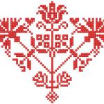 More information about "Cross Stitch heart free embroidery design"