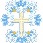 More information about "Gold Cross free embroidery design"