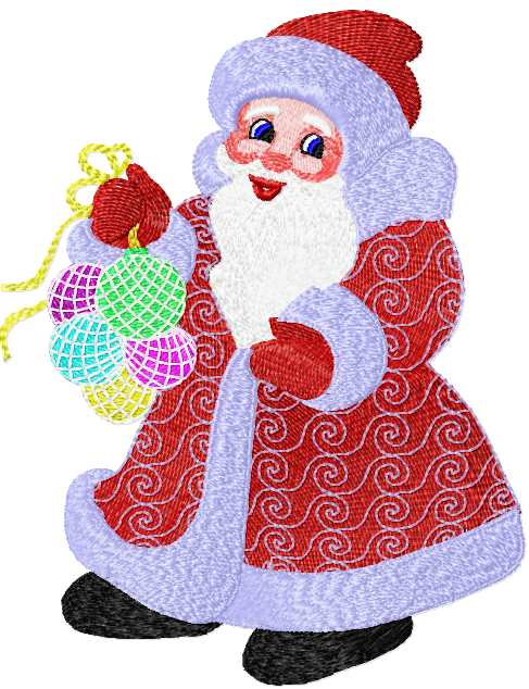 Santa Claus free embroidery design 5 - Free embroidery designs links ...