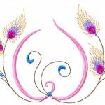 More information about "Feather decoration free embroidery design"
