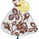 More information about "Model cross stitch free embroidery design"