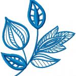 More information about "Lace leaves free embroidery design"