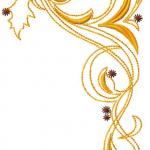 More information about "Swirl decoration free embroidery design"