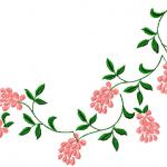 More information about "Pink flower free embroidery design 2"