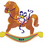 More information about "Toy horse free embroidery design"