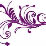 More information about "Swirl flower free embroidery design"