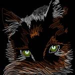 More information about "Cat's eyes free embroidery design"
