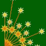 More information about "Christmas napkin's decorarion cross stitch free embroidery design"