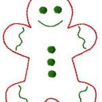 More information about "Gingerbread man applique free embroidery design"