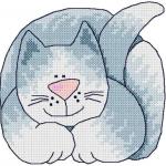 More information about "Cute cat cross stitch free machine embroidery design"