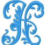 More information about "Monogram H free embroidery design"