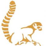 More information about "Lemur free embroidery design"
