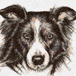 More information about "Dog photo stitch free embroidery design 5"