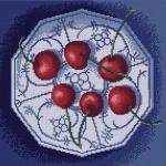 More information about "Cherry cross stitch free embroidery design"