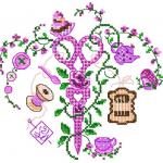 More information about "Needlework cross stitch free machine embroidery design"
