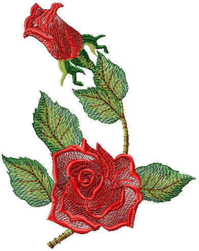 Rose free embroidery design 20 - Free embroidery designs links and ...