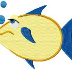 More information about "Strange fish free embroidery design"