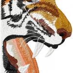 More information about "Tiger free embroidery design"