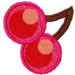More information about "Cherry free embroidery design"