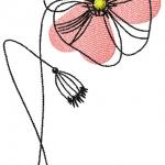 More information about "Poppies free embroidery design 12"