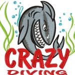 More information about "Crazy diving free embroidery design"