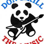 More information about "Don't kill the music free embroidery design"