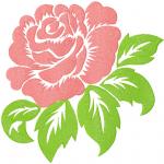 More information about "Big rose cross free embroidery design 2"